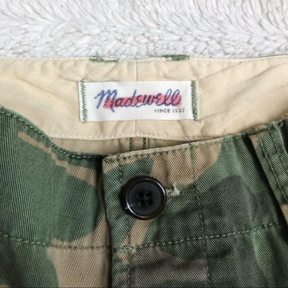 Madewell Cropped Rivington Camo Trousers - Picture 11 of 16